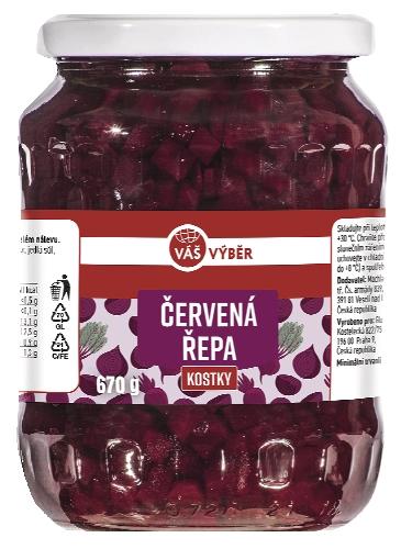 VÁŠ VÝBĚR Červená řepa, 452 g