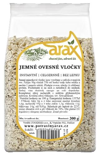 ARAX Ovesné vločky jemné, 300 g