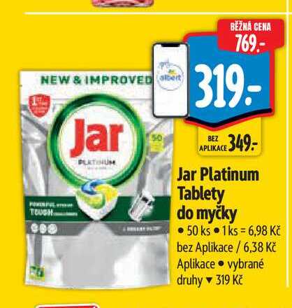  Jar Platinum Tablety do myčky 50 ks 