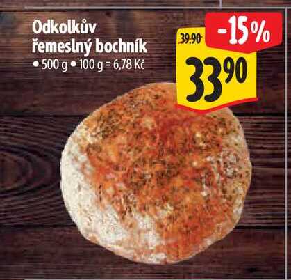 Odkolkův řemeslný bochník 500 g 