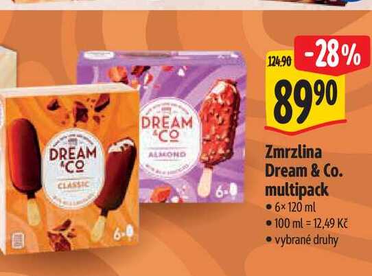  Zmrzlina Dream & Co. multipack 6x120 ml  