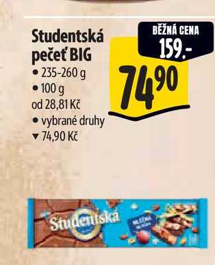 Studentská pečeť BIG  235-260 g  