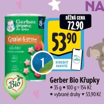 Gerber Bio Křupky  35 g 