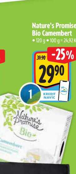 Nature's Promise Bio Camembert 120 g 