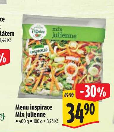   Menu inspirace Mix julienne 400 g 