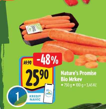   Nature's Promise Bio Mrkev 750 g 