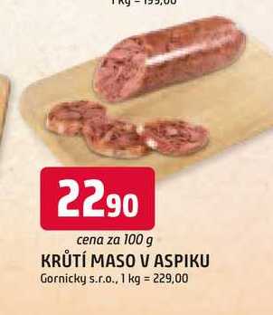 KRŮTÍ MASO V ASPIKU 100g