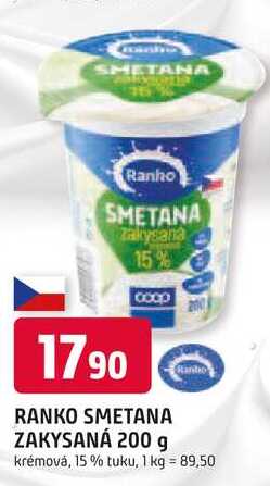 RANKO SMETANA ZAKYSANÁ 200 g