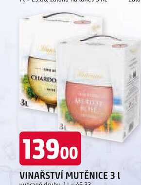VINAŘSTVÍ MUTĚNICE 3 L 