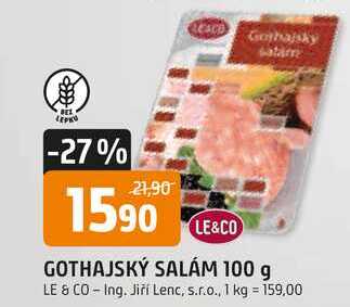 LE&CO GOTHAJSKÝ SALÁM 100 g 