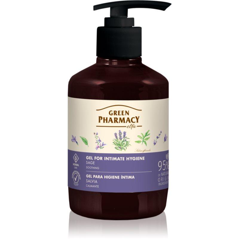 Green Pharmacy Sage & Thyme Gel for Intimate Hygiene zklidňující gel na intimní hygienu 370 ml