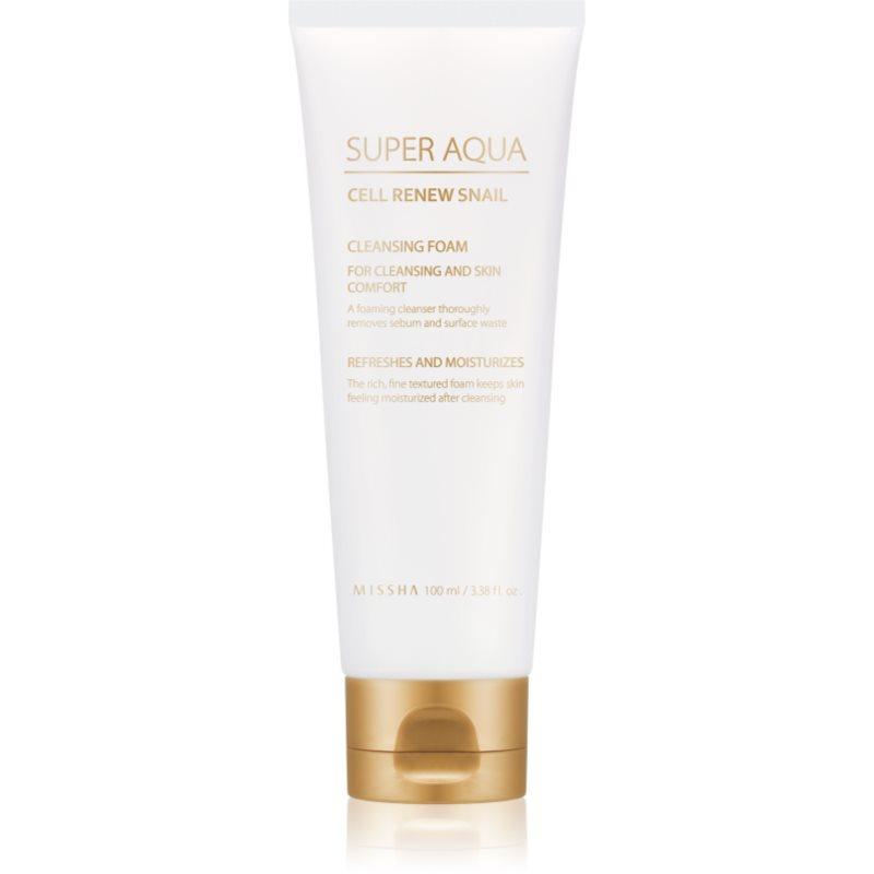 Missha Super Aqua Cell Renew Snail čisticí pěna se šnečím extraktem 100 ml