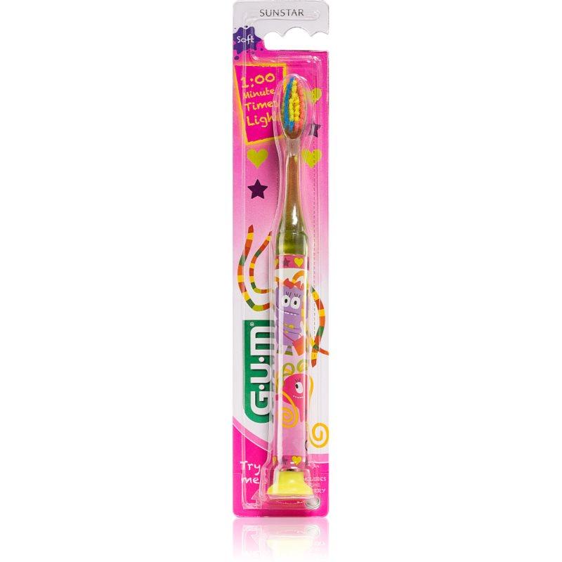 G.U.M Kids Toothbrush zubní kartáček s přísavkou pro děti 1 ks