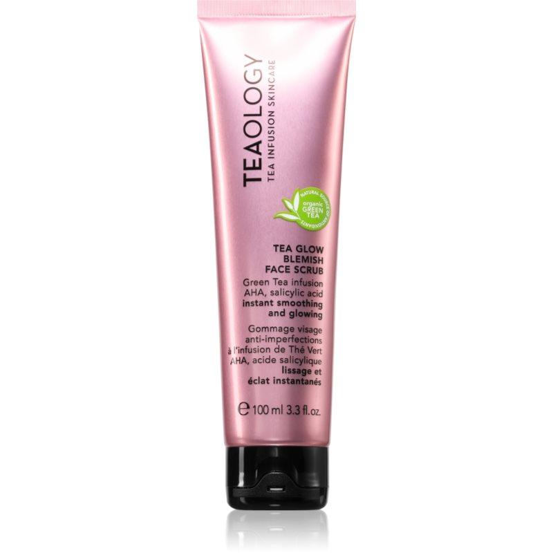 Teaology Tea Glow Blemish Face Scrub čisticí pleťový peeling proti nedokonalostem pleti 100 ml