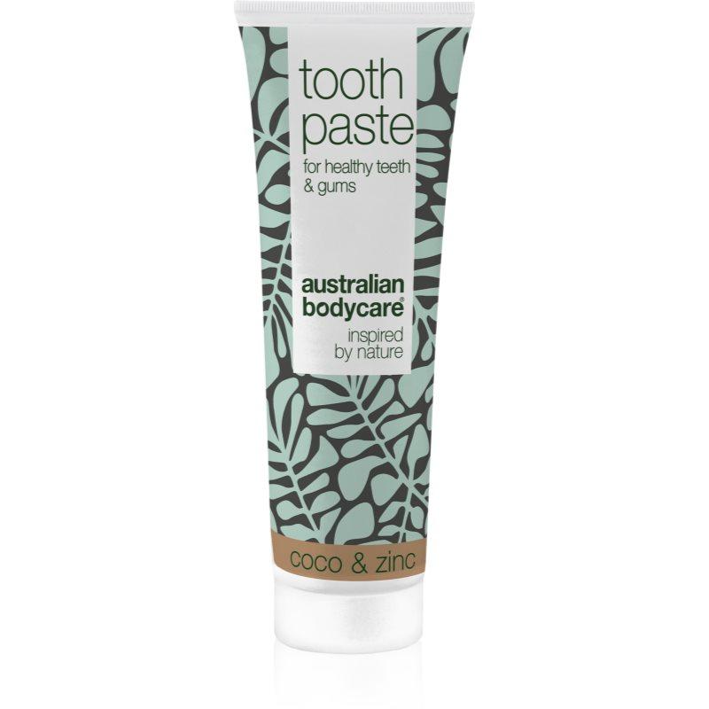 Australian Bodycare Tooth Paste Coco & Zinc osvěžující zubní pasta proti zubnímu kameni 75 ml