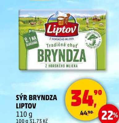SÝR BRYNDZA LIPTOV, 110 g 