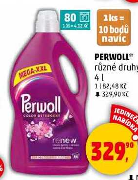 PERWOLL různé druhy , 4 l 