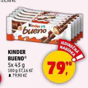 KINDER BUENO, 5x 43 g 
