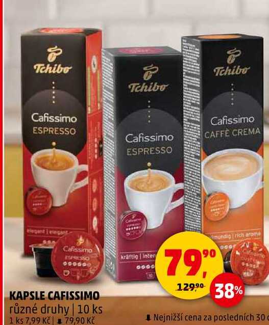 KAPSLE CAFISSIMO různé druhy, 10 ks