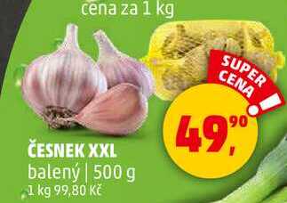 ČESNEK XXL balený, 500 g