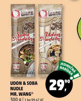 UDON & SOBA NUDLE MR. WANG, 300 g  