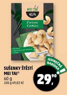 SUŠENKY ŠTĚSTÍ MEI TAI, 60 g  