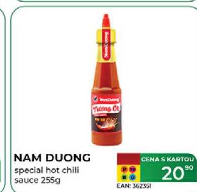 NAM DUONG special hot chili sauce 255g
