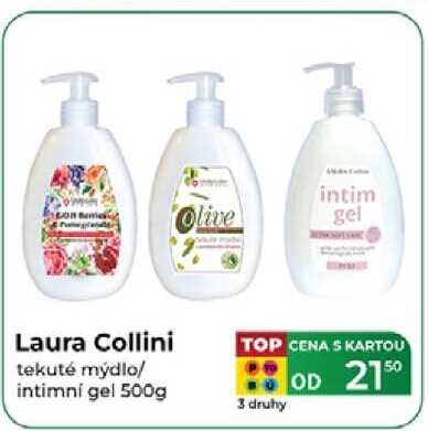 Laura Collini tekuté mýdlo/ intimní gel 500g 