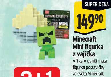 Minecraft Mini figurka z vajíčka, 1 ks