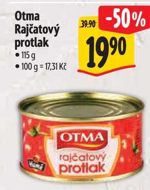 Otma Rajčatový protlak, 115 g 