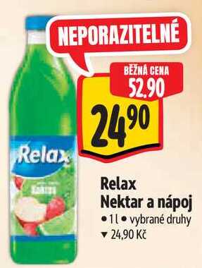 Relax Nektar a nápoj, 1 l