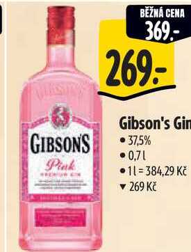 Gibson's Gin, 0,7 l