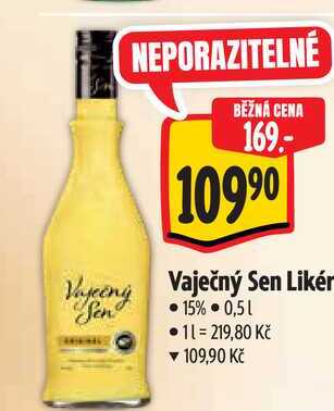 Vaječný Sen Likér, 0,5 l