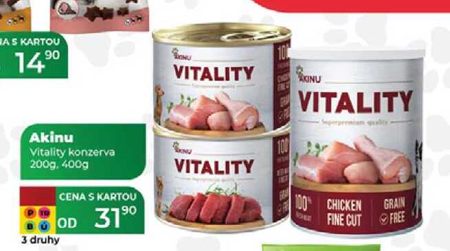 Akinu Vitality konzerva 200g