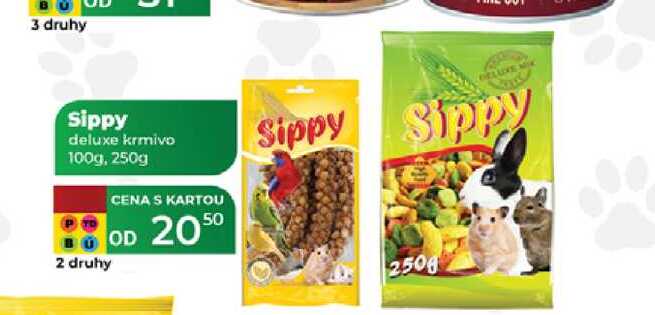 Sippy deluxe krmivo 100g
