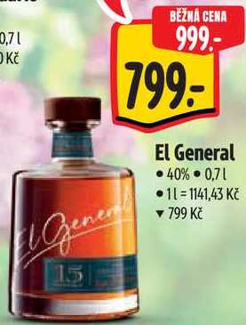El General, 0,7 l