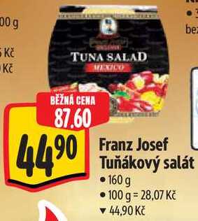 Franz Josef Tuňákový salát, 160 g  