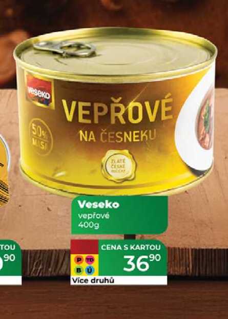 Veseko vepřové na česneku 400g