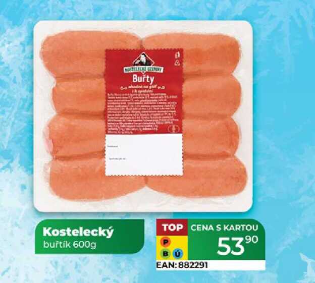 Kostelecký buřtik 600g