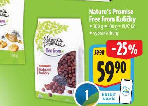   Nature's Promise Free From Kuličky 300 g 