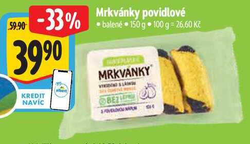 Mrkvánky povidlové, 150 g