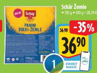Schär Žemle, 130 g 