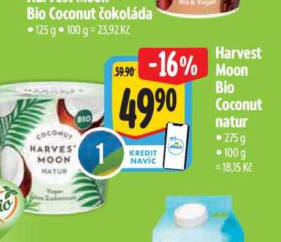 Harvest Moon Bio Coconut natur  275 g 