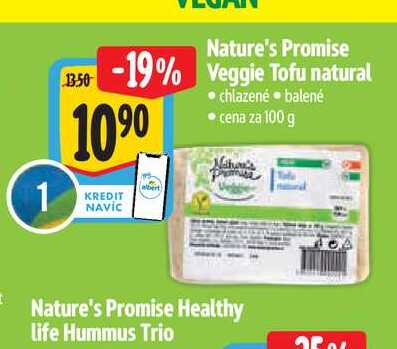 Nature's Promise  Veggie Tofu natural  100 g