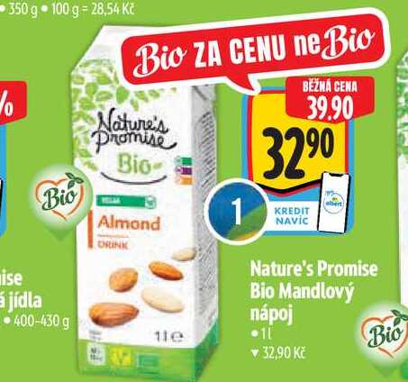   Nature's Promise Bio Mandlový парој 1 l