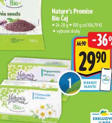   Nature's Promise Bio Čaj 24-28 g 