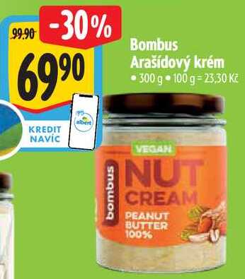 Bombus Arašídový krém, 300 g