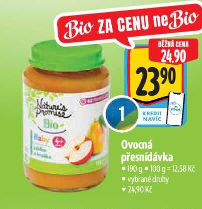   Ovocná přesnídávka 190 g 