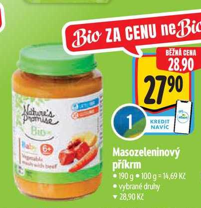   Masozeleninový příkrm 190 g