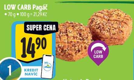 LOW CARB Pagáč, 70 g